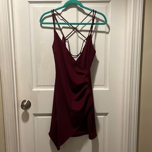 Bodycon Maroon Dress
